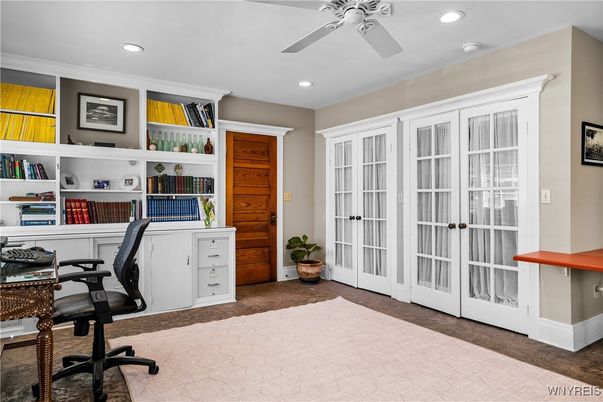 Home Office, Interior, Recessed Lighting