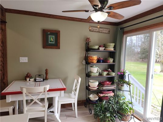 Dining room, Interior, Wood Texture Flooring