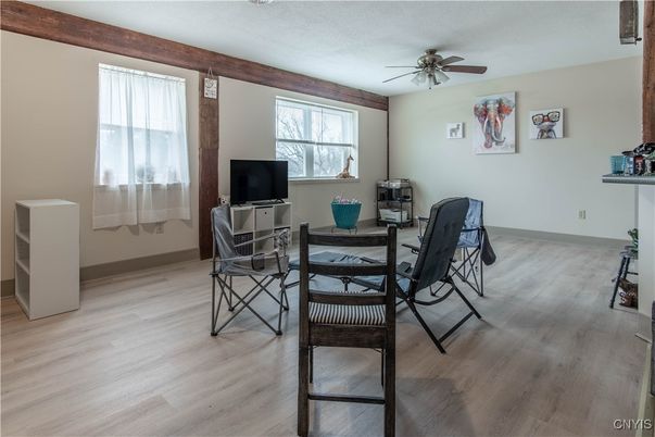 Dining room, Interior, Wood Texture Flooring