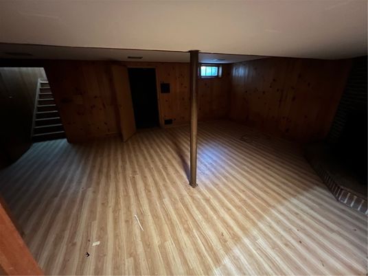 Empty room, Interior, Wood Texture Flooring, Wooden Walls