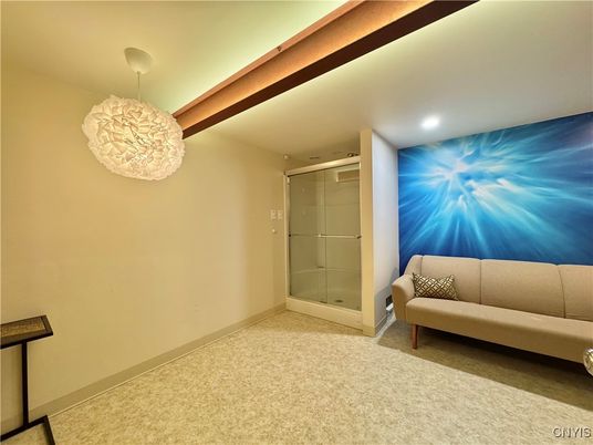 Empty room, Interior, Pendant Lights, Recessed Lighting