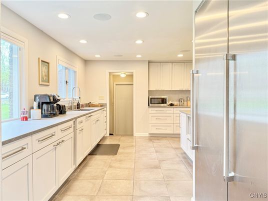 Interior, Kitchen, Recessed Lighting, Stainless Steel Appliances
