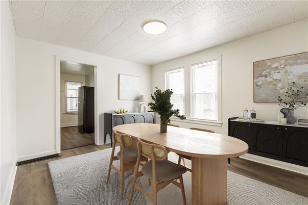 Dining room, Interior, Wood Texture Flooring