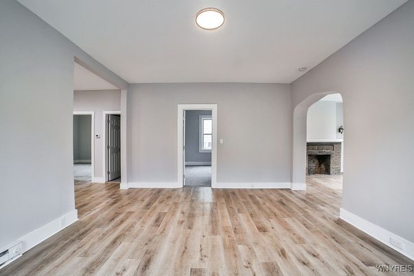 Empty room, Interior, Wood Texture Flooring