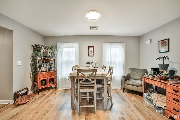 Dining room, Interior, Wood Texture Flooring