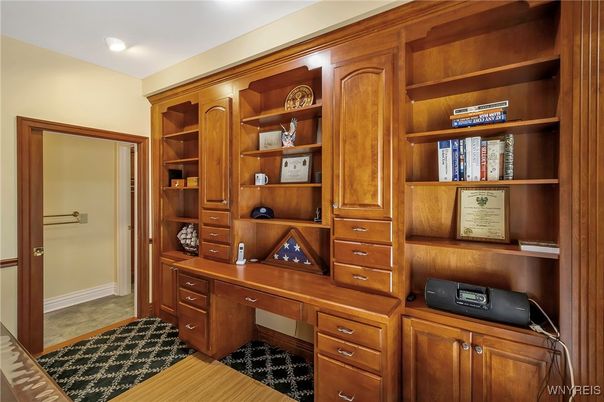 Home Office, Interior, Recessed Lighting