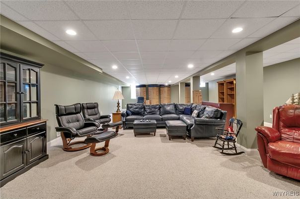 Interior, Living room, Recessed Lighting