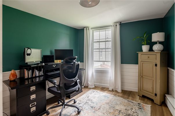 Home Office, Interior, Wood Texture Flooring