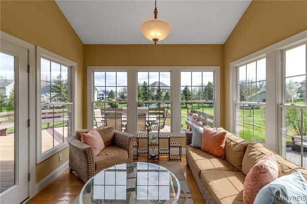 Interior, Living room, Sun Room, Wood Texture Flooring