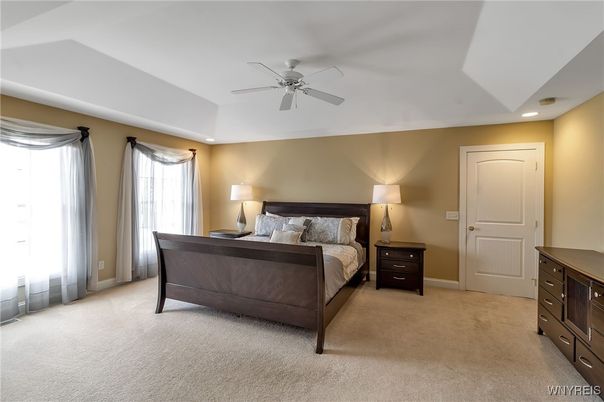 Bedroom, Interior, Recessed Lighting