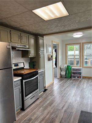 Interior, Kitchen, Wood Texture Flooring