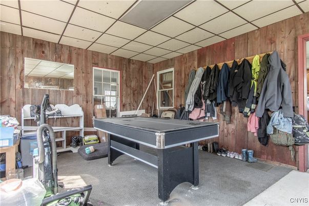 Game Room, Interior, Wooden Walls