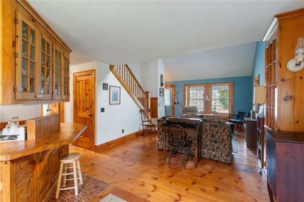 Dining room, Interior, Wood Texture Flooring