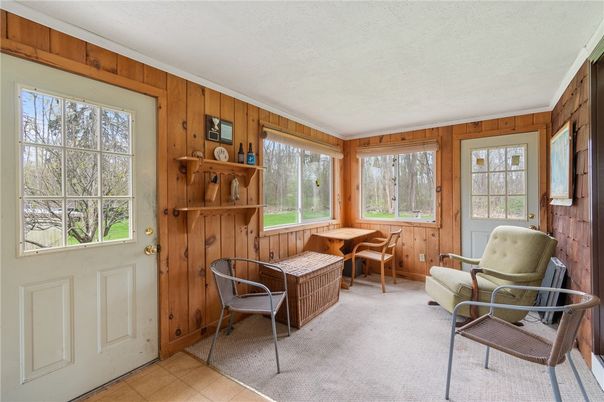Home Office, Interior, Wooden Walls