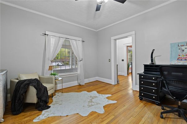 Home Office, Interior, Wood Texture Flooring