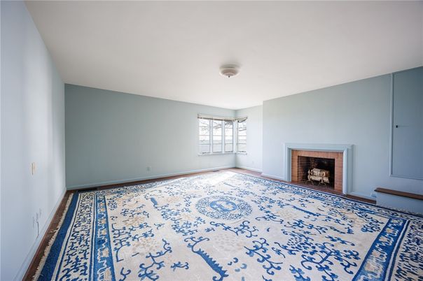 Empty room, Fireplace, Interior