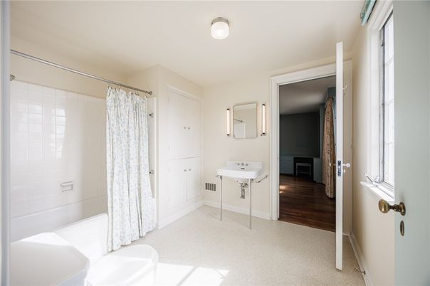Bathroom, Interior, Wood Texture Flooring