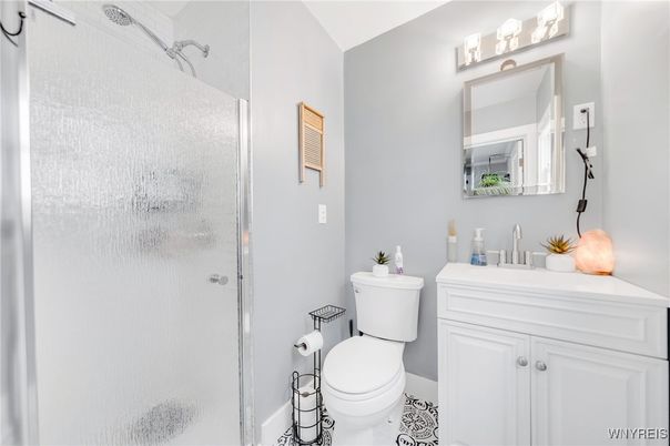Bathroom, Glass Shower, Interior