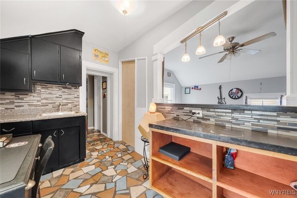 Interior, Kitchen, Pendant Lights