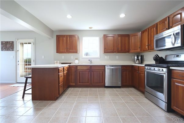Interior, Kitchen, Recessed Lighting, Stainless Steel Appliances