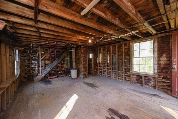 Empty room, Interior, Wooden Beams, Wooden Ceilings, Wood Texture Flooring, Wooden Walls