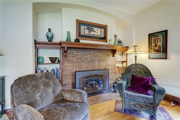 Fireplace, Interior, Wood Texture Flooring