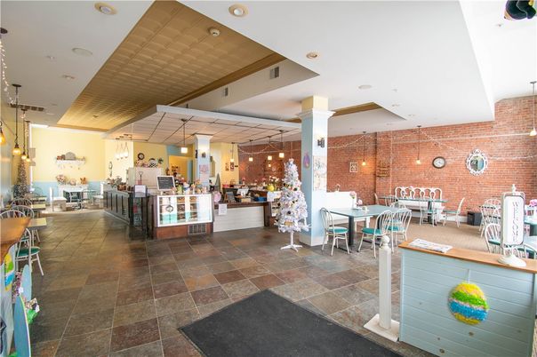 Dining room, Interior, Pendant Lights, Stone Walls