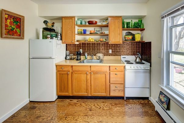 Interior, Kitchen, Wood Texture Flooring