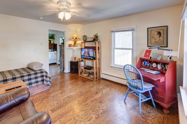 Home Office, Interior, Wood Texture Flooring