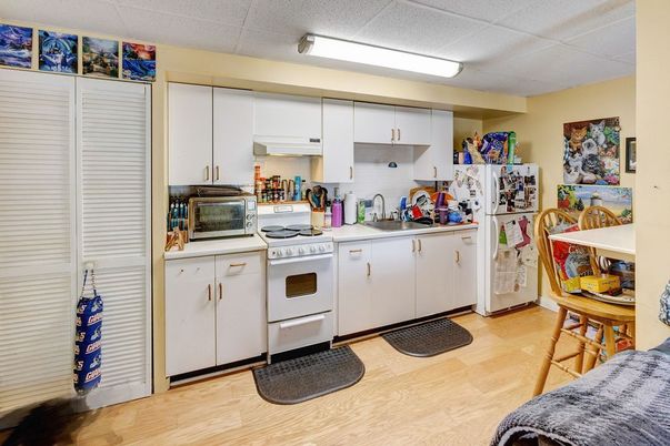 Interior, Kitchen, Wood Texture Flooring