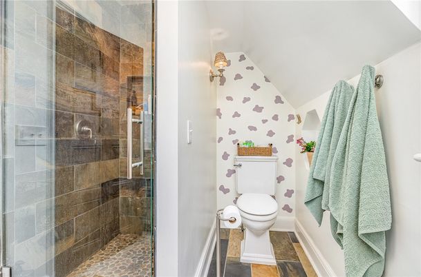 Bathroom, Glass Shower, Interior