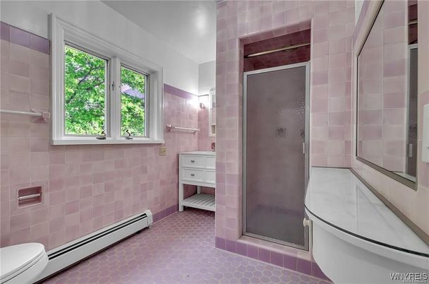 Bathroom, Glass Shower, Interior