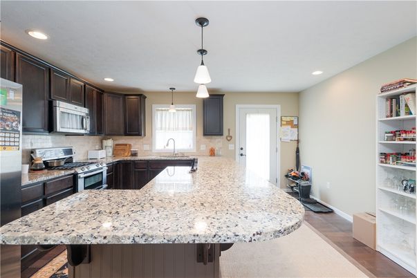 Interior, Kitchen, Pendant Lights, Recessed Lighting