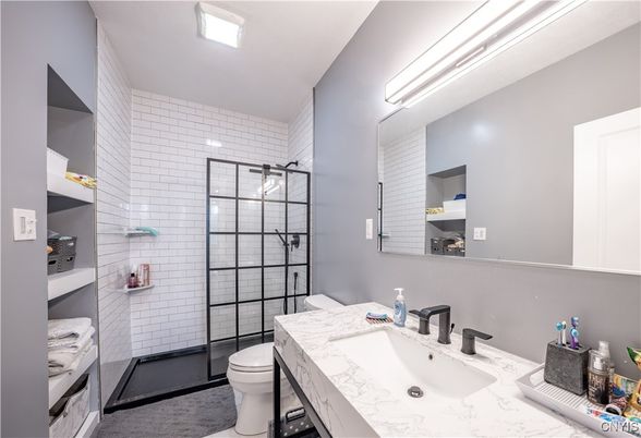 Bathroom, Glass Shower, Interior