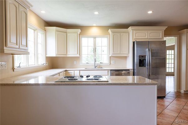 Interior, Kitchen, Recessed Lighting, Stainless Steel Appliances