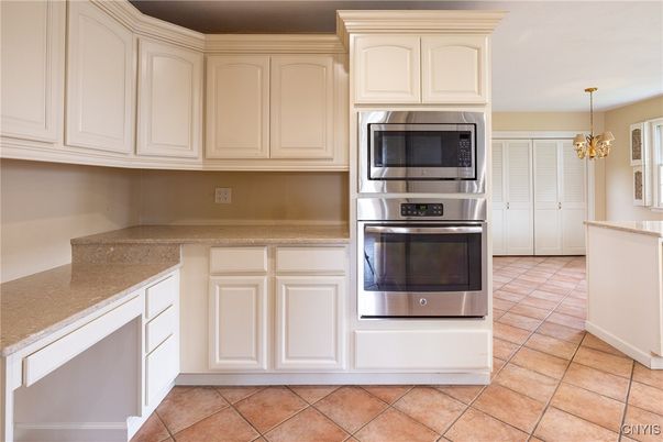Chandelier, Interior, Kitchen, Stainless Steel Appliances