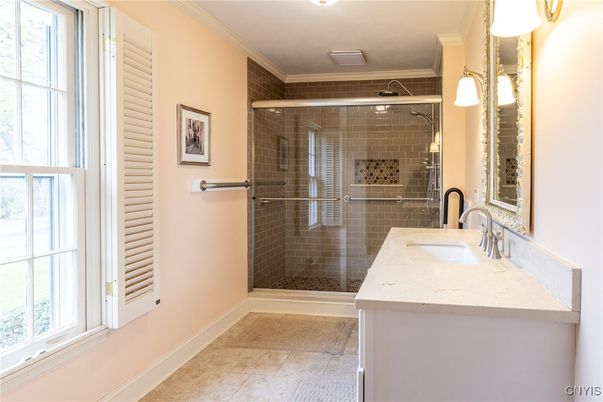 Bathroom, Glass Shower, Interior