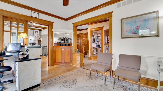 Home Office, Interior, Wood Texture Flooring