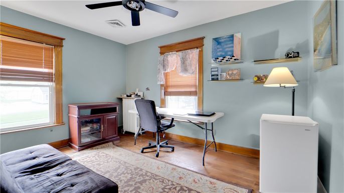 Home Office, Interior, Wood Texture Flooring