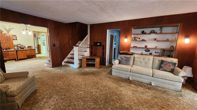 Interior, Living room, Pendant Lights, Wooden Walls