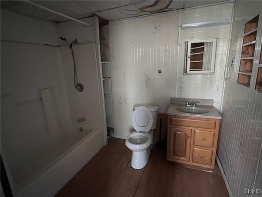 Bathroom, Interior, Wood Texture Flooring