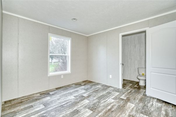 Bathroom, Empty room, Interior, Recessed Lighting, Wood Texture Flooring