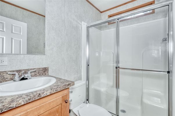 Bathroom, Glass Shower, Interior