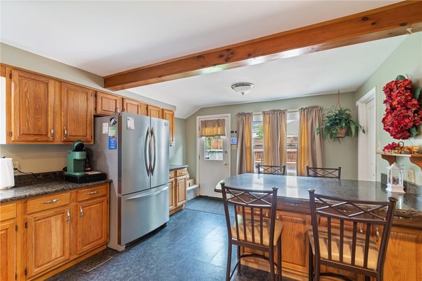 Dining room, Interior, Kitchen, Wooden Beams
