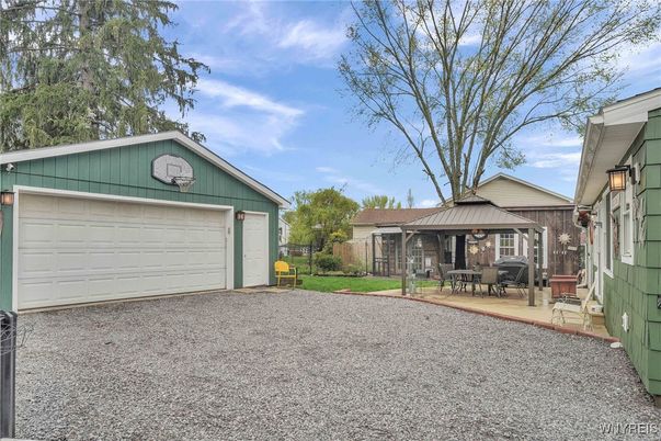 Backyard, Detached Garage, Exterior
