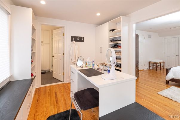 Interior, Recessed Lighting, Walk-in Closets, Wood Texture Flooring