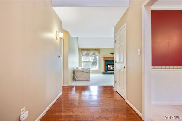 Fireplace, Interior, Wood Texture Flooring