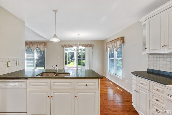 Chandelier, Interior, Kitchen, Pendant Lights, Wood Texture Flooring