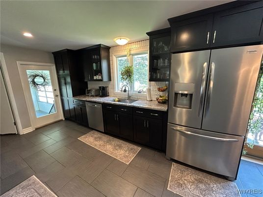 Interior, Kitchen, Recessed Lighting, Stainless Steel Appliances