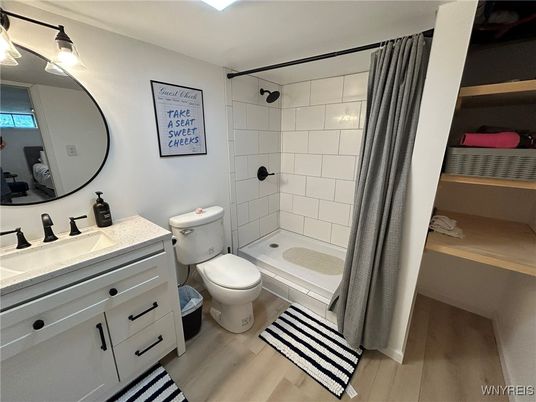 Bathroom, Interior, Wood Texture Flooring